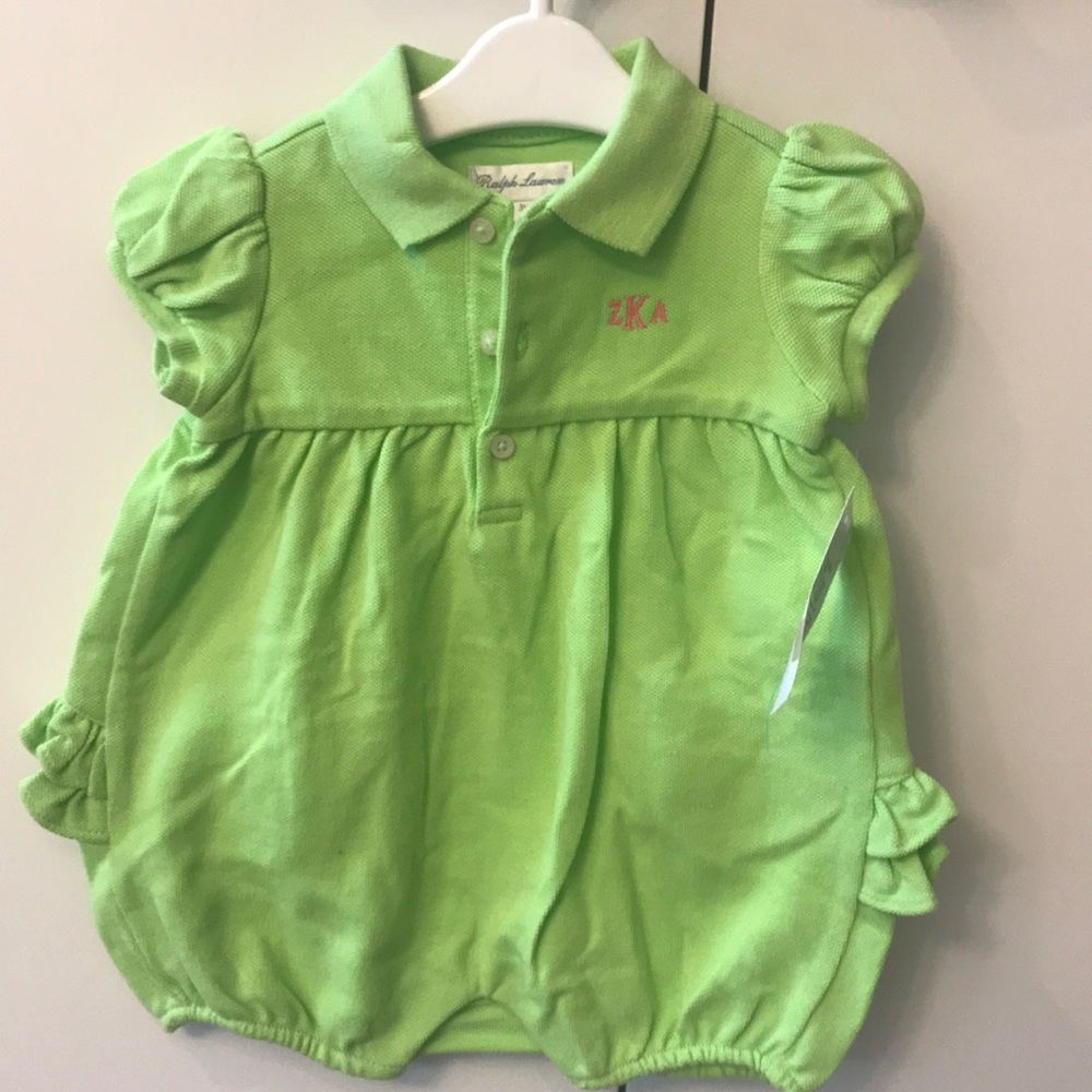 NEVER WORN baby Ralph Lauren polo onesie (3M) 🍼